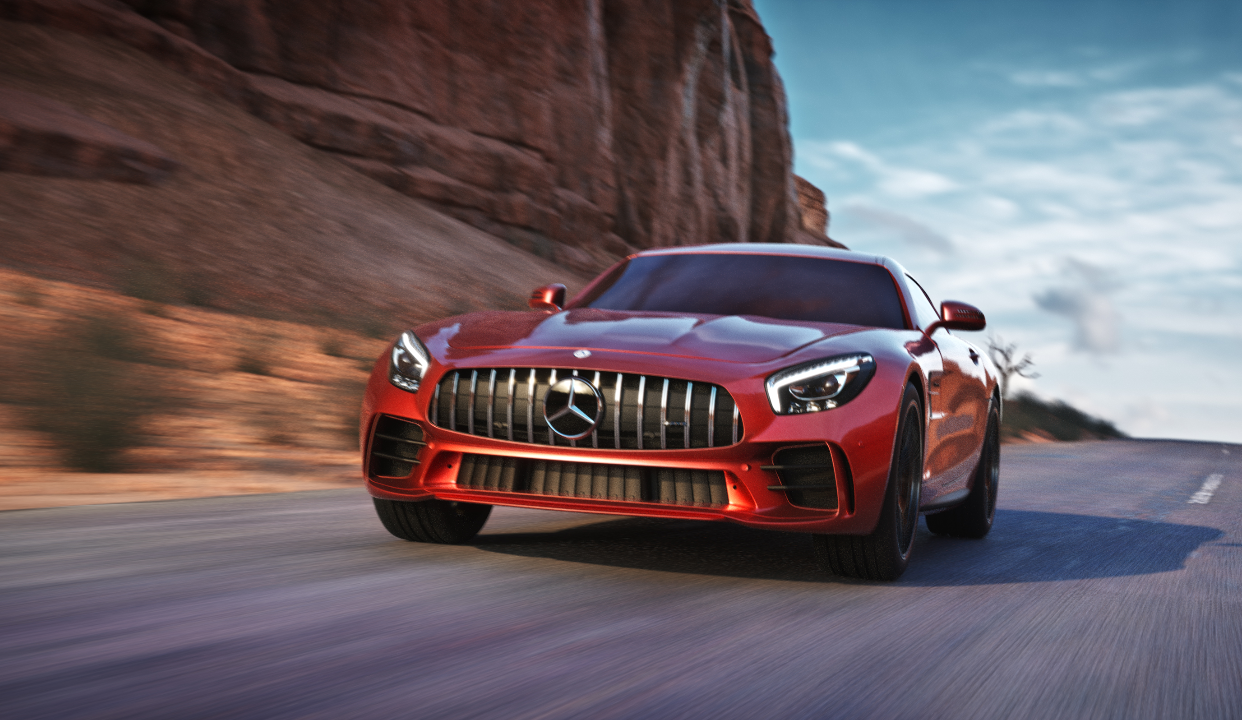 自制汽车CG短片《自由之翎》