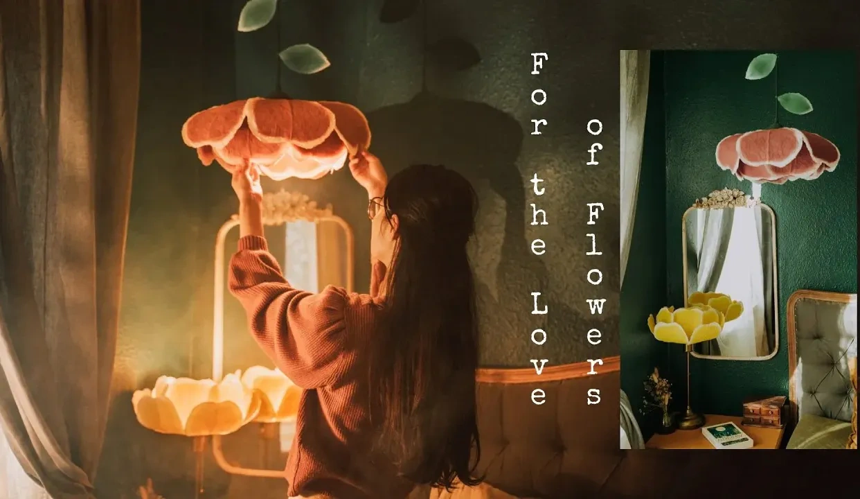 生活的小美好，艺术手作「花灯」
