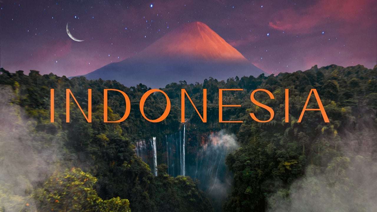 Eyepetizer | 开眼视频 航拍火山雨林,印尼的傍晚是紫红色的